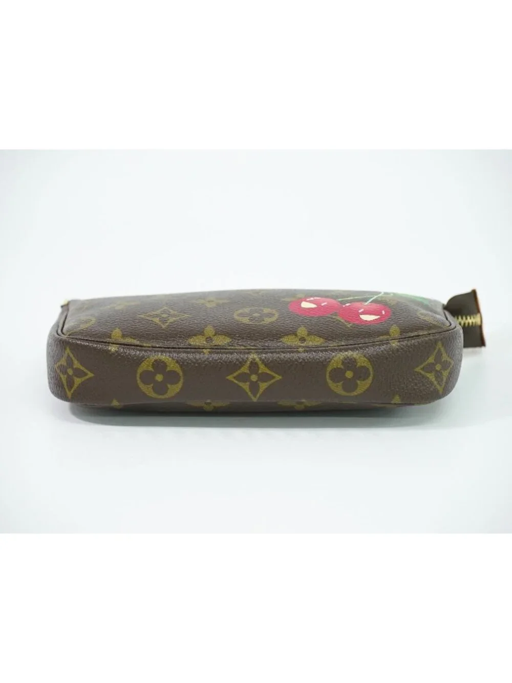Louis Vuitton LV Monogram Cherry Takashi Murakami Bucket PM Included Pouch